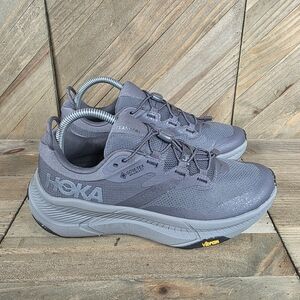 Hoka One One Transport GTX Mens Athletic Running Shoes Size 7 D Gray 1133957